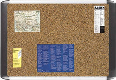 MasterVision - 36" Wide x 24" High Open Cork Bulletin Board - Tan - Caliber Tooling