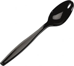 Dixie - Plastic Cutlery, Heavyweight Teaspoons - Black - Caliber Tooling