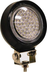 Buyers Products - 12 to 24 Volt, Clear Flood Beam Light - 3.0 Amps, 375 Lumens, 54 LED Lamp - Caliber Tooling