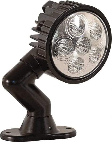 Buyers Products - 12 to 24 Volt, Clear LED Spotlight - 1.5 Amps, 1,350 Lumens, 6 LED Lamp - Caliber Tooling