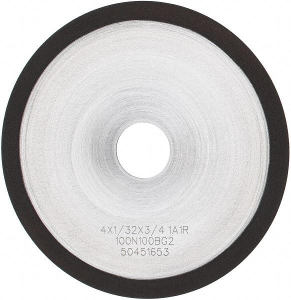 Tru-Maxx - 4" 100 Grit Diamond Cutoff Wheel - 1/32" Thick, 3/4" Arbor, Use with Angle Grinders - Caliber Tooling