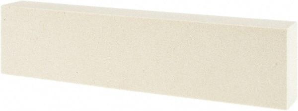 Tru-Maxx - 120 Grit Aluminum Oxide Rectangular Polishing Stone - Fine Grade, 2" Wide x 8" Long x 1" Thick - Caliber Tooling