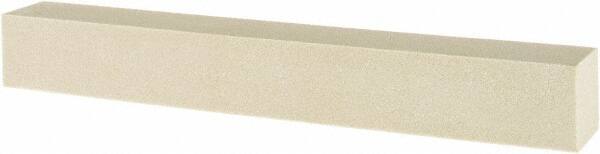 Tru-Maxx - 120 Grit Aluminum Oxide Square Polishing Stone - Fine Grade, 1" Wide x 8" Long x 1" Thick - Caliber Tooling