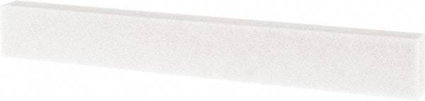 Tru-Maxx - 80 Grit Aluminum Oxide Rectangular Polishing Stone - Medium Grade, 1" Wide x 8" Long x 1/2" Thick - Caliber Tooling