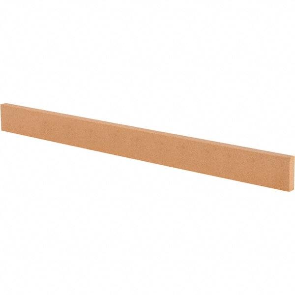 Tru-Maxx - 320 Grit Aluminum Oxide Rectangular Polishing Stone - Extra Fine Grade, 1/2" Wide x 6" Long x 1/8" Thick - Caliber Tooling