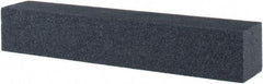 Tru-Maxx - 120 Grit Silicon Carbide Square Polishing Stone - Fine Grade, 1" Wide x 6" Long x 1" Thick - Caliber Tooling