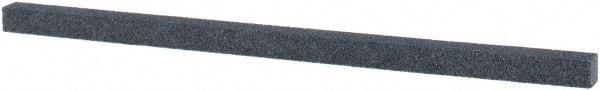 Tru-Maxx - 120 Grit Silicon Carbide Square Polishing Stone - Fine Grade, 1/4" Wide x 6" Long x 1/4" Thick - Caliber Tooling