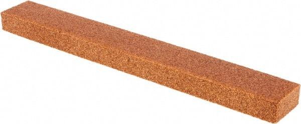 Tru-Maxx - 80 Grit Aluminum Oxide Rectangular Roughing Stone - Medium Grade, 1" Wide x 8" Long x 1/2" Thick - Caliber Tooling