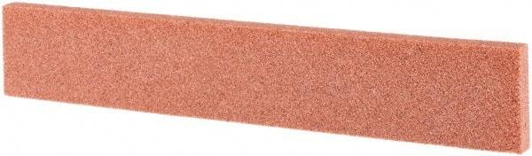 Tru-Maxx - 100 Grit Aluminum Oxide Rectangular Roughing Stone - Fine Grade, 1" Wide x 6" Long x 1/4" Thick - Caliber Tooling