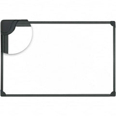 Universal One - 24" High x 36" Wide Magnetic Dry Erase Board - Lacquered Steel, Includes Accessory Tray/Rail & Mounting Kit - Caliber Tooling