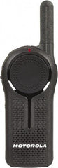 Motorola - 300,000 Sq Ft Range, 6 Channel, 1 Watt, Series DLR, Professional Two Way Radio - ISM Band, 900 Hz, Lithium-Ion Battery, 14 hr Life, Plastic, 4.2" High x 1.7" Wide x 0.9" Deep, Cloning, Low Battery Alerts, Mil Spec 810/IP54 - Caliber Tooling