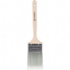 Wooster Brush - 2-1/2" Flat Polyester Sash Brush - 2-15/16" Bristle Length, 7-1/2" Wood Handle - Caliber Tooling