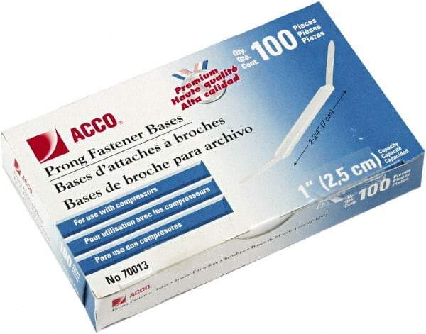 ACCO - 100 Piece Paper File Fasteners - 5-1/2" Long - Caliber Tooling