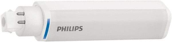 Philips - 10 Watt LED Commercial/Industrial 4 Pin Lamp - 4,000°K Color Temp, 1,300 Lumens, 120, 270, 347 Volts, Plug-in-Vertical, 40,000 hr Avg Life - Caliber Tooling