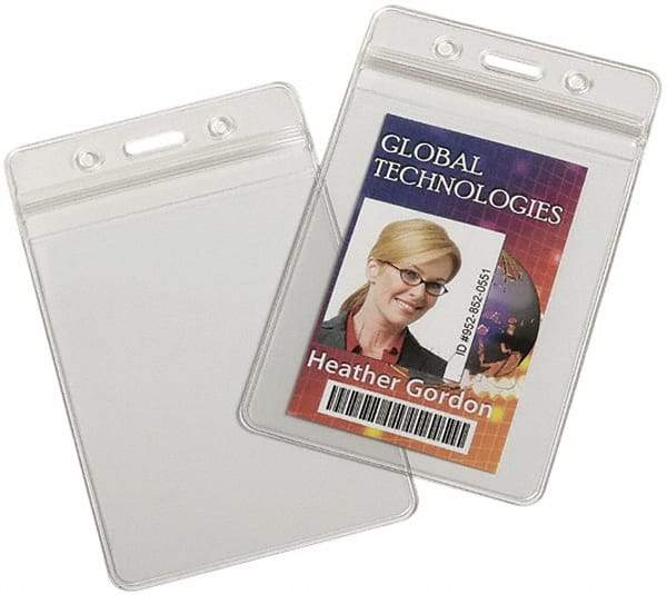 Ability One - Hanging Badge Holder - Clear - Caliber Tooling