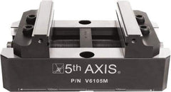 5th Axis - 150mm Jaw Width, 89mm High x 250mm Long x 150mm Wide Vise - For Use with 5 Axis Workholding Systems - Caliber Tooling