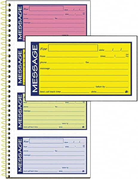 AT-A-GLANCE - 200 Sheet, 5-1/4 x 11", Call Book - Lime - Caliber Tooling