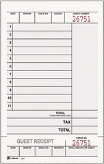 Adams Business Forms - 250 Sheet, 7-1/4 x 4-1/4", Guest Book - White - Caliber Tooling