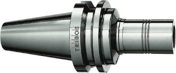 Schunk - BT40 Taper Shank 12mm Hole End Mill Holder/Adapter - 19mm Nose Diam, 85mm Projection, Through Coolant - Exact Industrial Supply