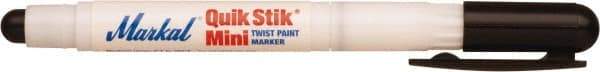 Markal - Black Solid Paint Marker - Fine Medium Tip, Alcohol Base Ink - Caliber Tooling