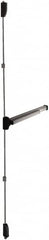 Falcon - Nonhanded, Surface Vertical Rod - Aluminum Finish, 30 to 36" Door Width, Grade 1 - Caliber Tooling