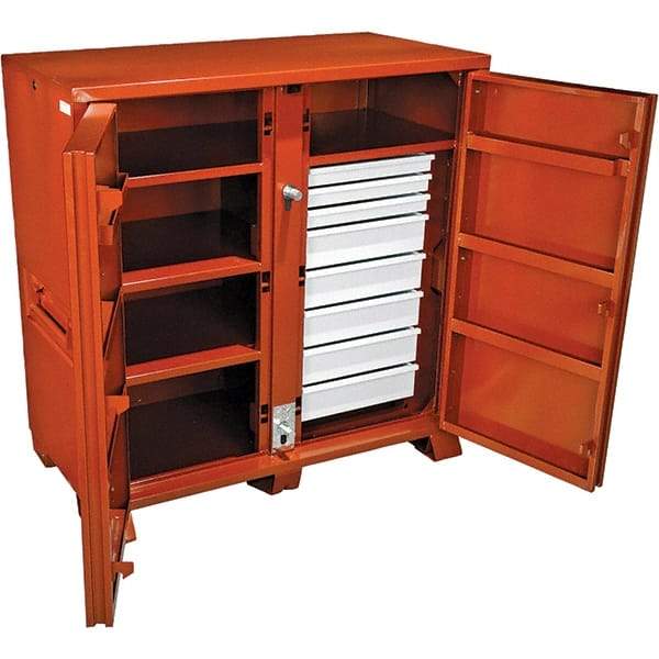 Jobox - Job Site Tool Storage Type: Tool Storage Cabinet Width Range: 48" - 71.9" - Caliber Tooling