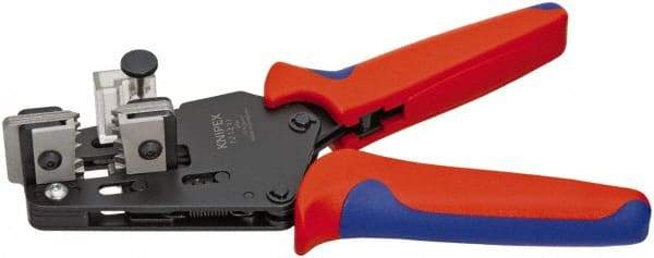 Knipex - 15 to 10 AWG Capacity Precision Wire Stripper - 7-1/2" OAL, Plastic Cushion Handle - Caliber Tooling