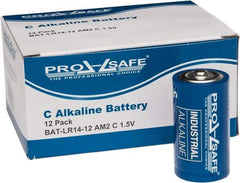 PRO-SAFE - Size C, Alkaline, Standard Battery - 1.5 Volts, Flat Terminal, LR14 - Caliber Tooling