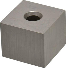 Mitutoyo - 0.8" Square Steel Gage Block - Accuracy Grade 0, Includes Certificate of Inspection - Caliber Tooling