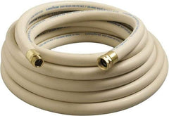 Continental ContiTech - 50' Long, 3/4 Male x Female GHT, -40 to 205°F, Synthetic Rubber High Temp & High Pressure Hose - 3/4" ID x 1.17" OD, White, 300 Max psi - Caliber Tooling