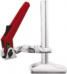 Bessey - 1,200 Lb Holding Capacity, 8" Max Opening Capacity, 1,200 Lb Clamping Pressure, Manual Hold Down Clamp - 6" Arm Length, 8" Clamp Length, 1-1/2" Clamp Width, 10-1/4" Clamp Height, Mounting Holes, Steel - Caliber Tooling