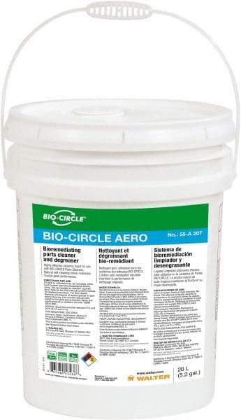 Bio-Circle - 5.3 Gal Bucket Parts Washer Fluid - Water-Based - Caliber Tooling