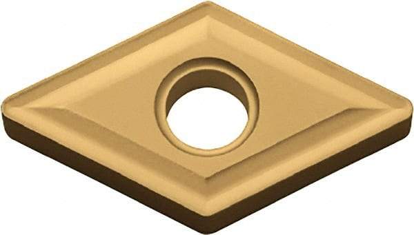 Kyocera - DNMG432 Grade CA525 Carbide Turning Insert - TiCN/Al2O3/TiN Finish, 55° Diamond, 1/2" Inscr Circle, 3/16" Thick, 1/32" Corner Radius - Caliber Tooling