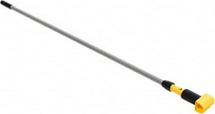 Rubbermaid - 60" Standard Aluminum Clamp Jaw Mop Handle - 5" Mop Head Band, Plastic Connector, Use with Wet Mops - Caliber Tooling