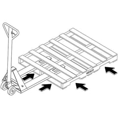 Wesco Industrial Products - Pallet Trucks/Jacks Type: Pallet Truck Load Capacity (Lb.): 4,000 - Caliber Tooling