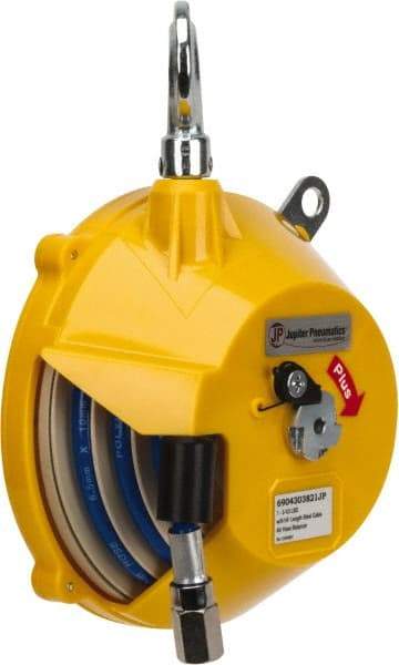 PRO-SOURCE - 3.33 Lb Load Capacity, 4.59' Travel Distance, Tool Balancer - Polyurethane Cable, Plastic Housing - Caliber Tooling