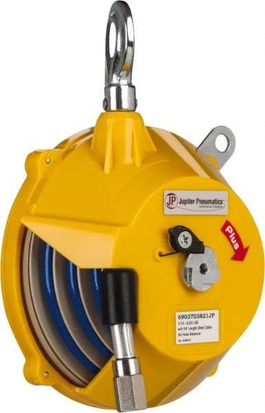 PRO-SOURCE - 6.67 Lb Load Capacity, 4.59' Travel Distance, Tool Balancer - Polyurethane Cable, Plastic Housing - Caliber Tooling