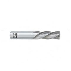 1/2 Dia. x 3 Overall Length 4-Flute Square End Solid Carbide SE End Mill-Round Shank-Center Cutting-Uncoated - Caliber Tooling