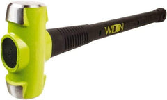 Wilton - 10 Lb Head, 30" Long Sledge Hammer - Steel Head, Steel Handle with Grip - Caliber Tooling