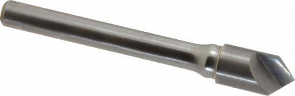 Keo - 3/8" Head Diam, 1/4" Shank Diam, 1 Flute 90° Solid Carbide Countersink - Caliber Tooling