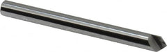 Keo - 3/16" Head Diam, 3/16" Shank Diam, 1 Flute 90° Solid Carbide Countersink - Bright Finish, 2" OAL, Single End - Caliber Tooling