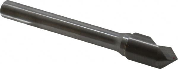 Keo - 3/8" Head Diam, 1/4" Shank Diam, 1 Flute 82° Solid Carbide Countersink - Caliber Tooling