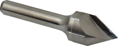 Keo - 3/4" Head Diam, 3/8" Shank Diam, 1 Flute 60° Solid Carbide Countersink - Caliber Tooling