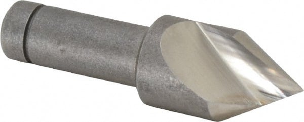 Keo - 3/4" Head Diam, 1/2" Shank Diam, 1 Flute 60° Cobalt Countersink - Caliber Tooling