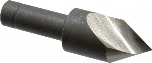 Keo - 5/8" Head Diam, 3/8" Shank Diam, 1 Flute 60° Cobalt Countersink - Bright Finish, 2-1/4" OAL, Single End - Caliber Tooling