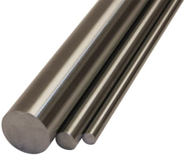 Made in USA - 9/16" Diam x 6' Long, 4140P Steel Round Rod - Ground and Polished, Pre-Hardened, Alloy Steel - Caliber Tooling
