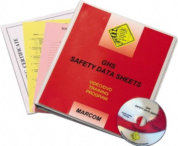 Marcom - GHS Safety Data Sheets, Multimedia Training Kit - 16 Minute Run Time DVD, 1 Course, English - Caliber Tooling