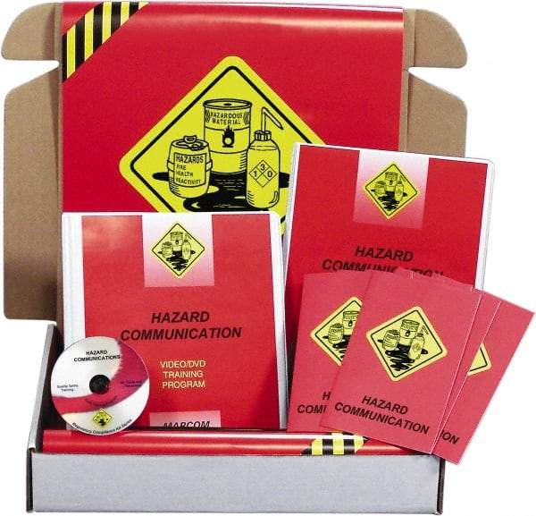 Marcom - Hazard Communication for Industrial Facilities, Multimedia Training Kit - 20 Minute Run Time DVD, 1 Course, English - Caliber Tooling