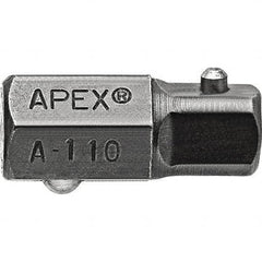 Apex - Socket Adapters & Universal Joints Type: Adapter Male Size: 1/4 - Caliber Tooling