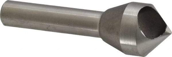 Keo - 3/4" Head Diam, 3/8" Shank Diam, 0 Flute 90° Cobalt Countersink - Bright Finish, 2-3/8" OAL, Single End, Straight Shank, Right Hand Cut - Caliber Tooling